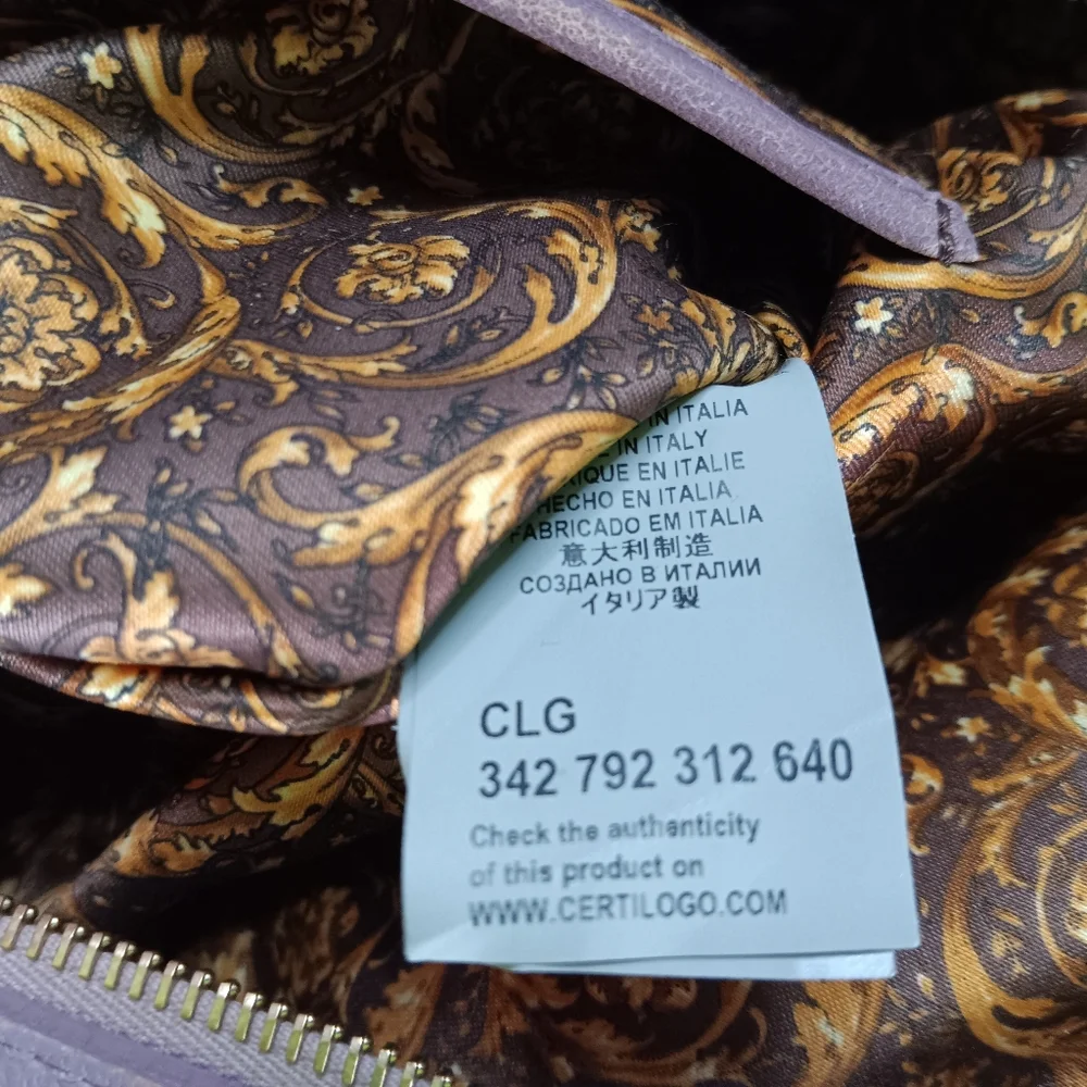 SOLD ✅️GIANNI VERSACE Vanitas Limited Edition Quilted Barocco Bag - PURPLE 💜 - Picture 17 of 17